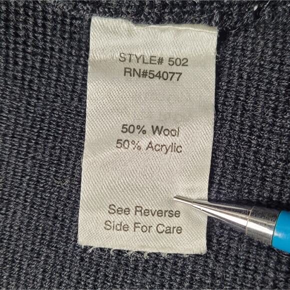 CAbi Black Jackie O Cropped Wool Blend Cardigan style #502 size Medium - Picture 13 of 16